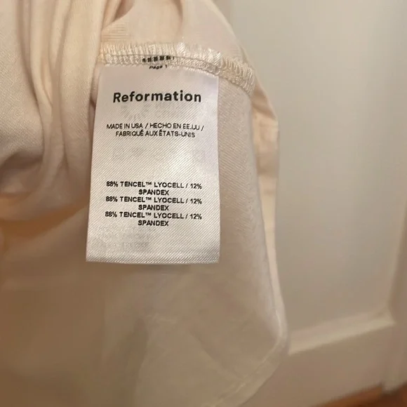 NWT - Reformation Cello Knit Top in Cream size Large - Picture 5 of 6